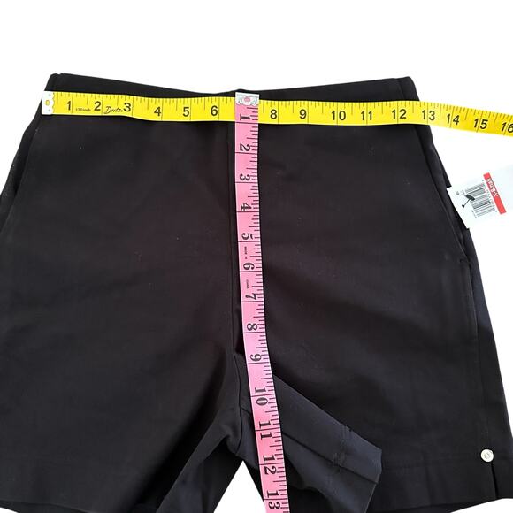 Lysse New York Black Smoothing Waistband Chino Shorts Size XS - NWT MSRP $82 - Picture 3 of 7